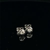 Orecchini Cianfrone Gioielli Donna in Oro bianco Diamante 0.30 Ct OROR-3-198 - OROR-3-198